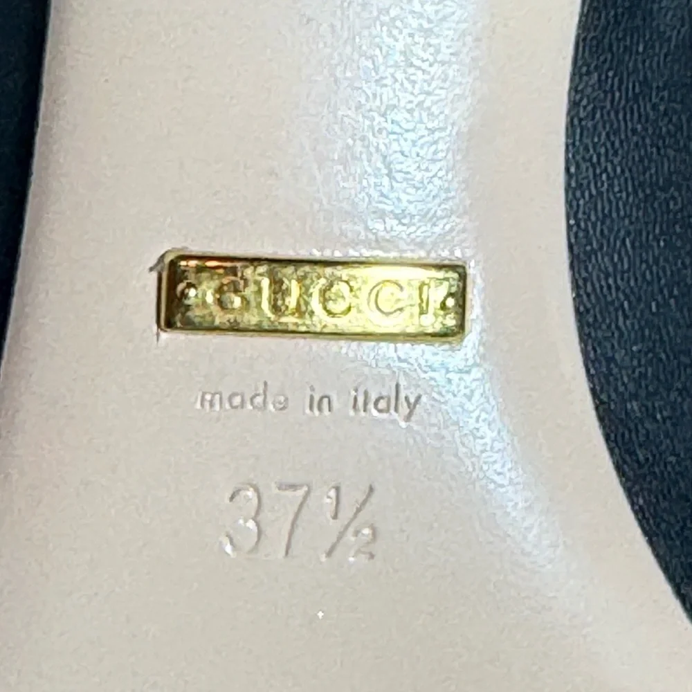Gucci black leather